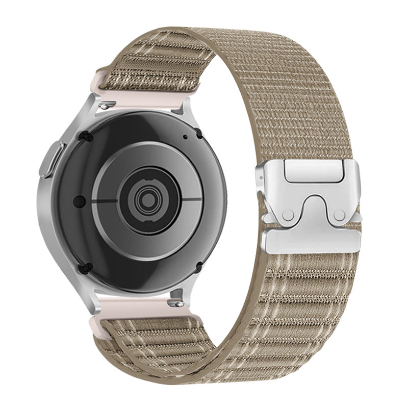 Bracelet de montre en nylon avec boucle de parapluie et motif de vague