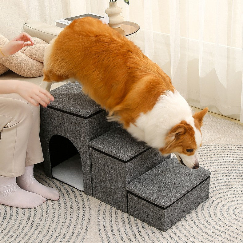 Les chiens et les chats d'âge adulte Étape pliable