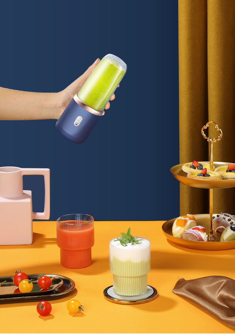 Mini Juicer Portable sans fil sans fil Juice Machine multifonction USB Charge 6-Blade