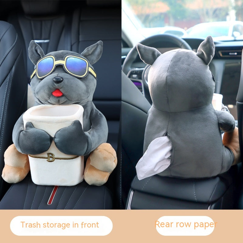 Boîte de tissu de voiture Voiture Créativité Hommes conduite principale Armres Boîte suspendu