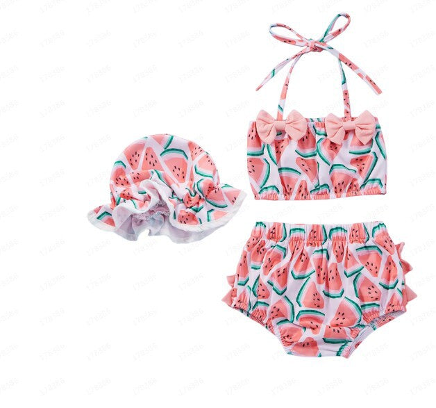 Filles Bow Halter Dentelle-up costume