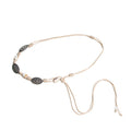 Rope de taille bohème avec perles en résine