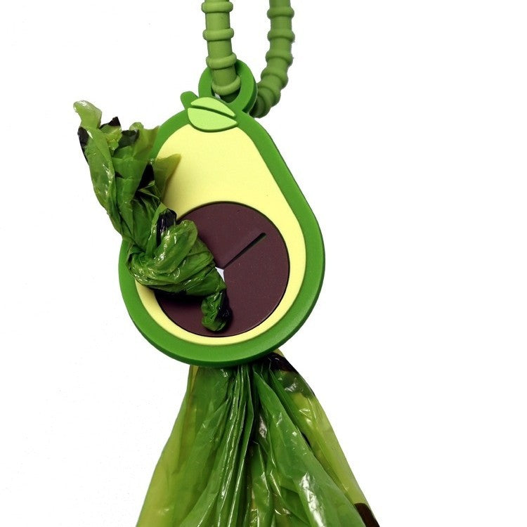 Silicone Pooper Scooper sac de déchets de chien Feces Avocat Clip
