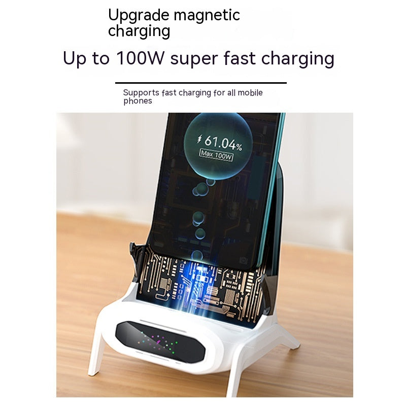 Porte-téléphone mobile pour petite chaise transparente sans fil