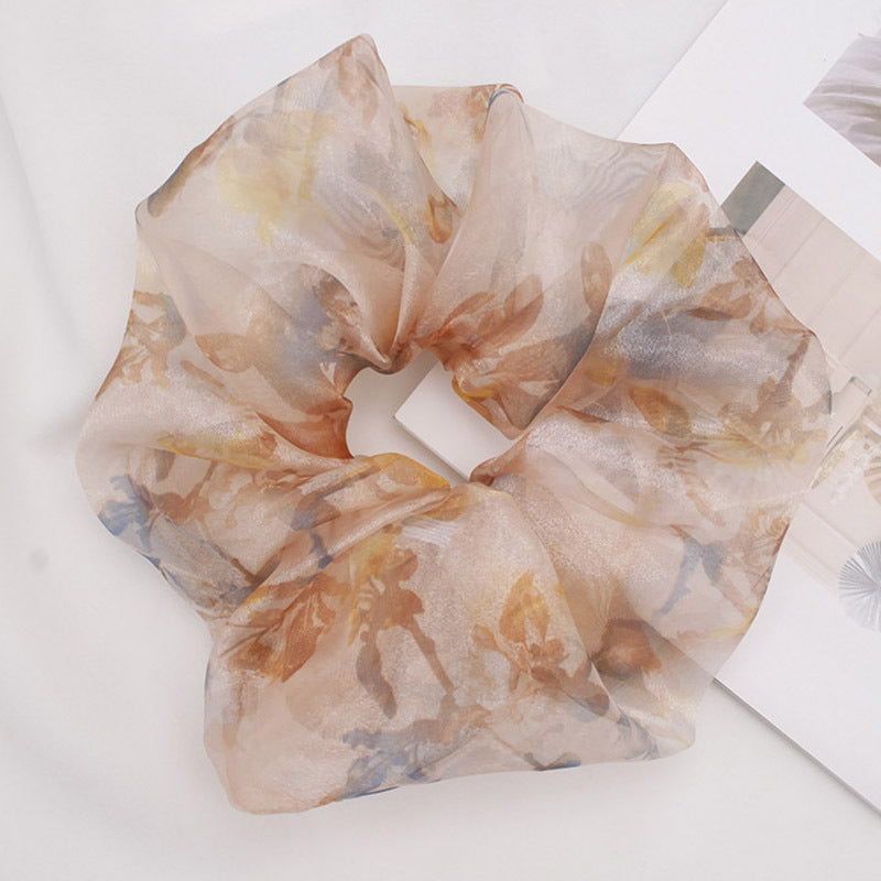 Chiffon surdimensionné Organza Printemps et Été Accessoires de cheveux simples