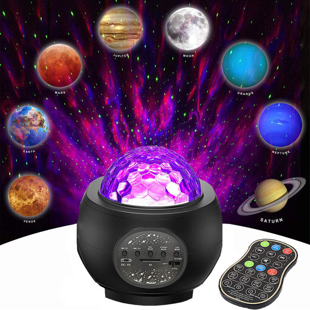 Lampe Planète Starry Sky Projection Noël