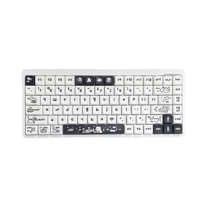 Clavier mécanique Axis court beau sans fil Bluetooth Mute Office Computer Keyboa