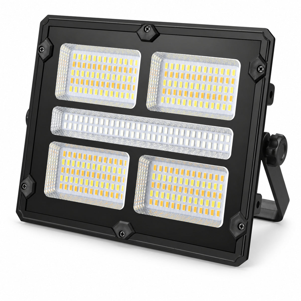 Affichage de batterie rechargeable alimenté par le solaire Type C LED Lumière de déluge W885 3 Mouvement variable S