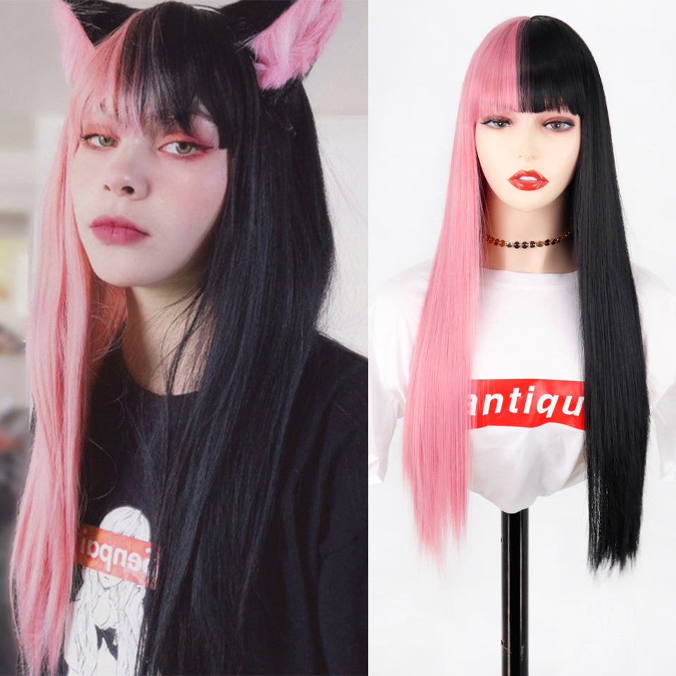 Japonais JK Full Head Cover cheveux longs droits pour femmes