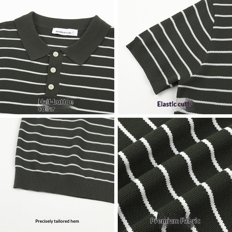 T-shirt à col tournant Hommes Viscose Top