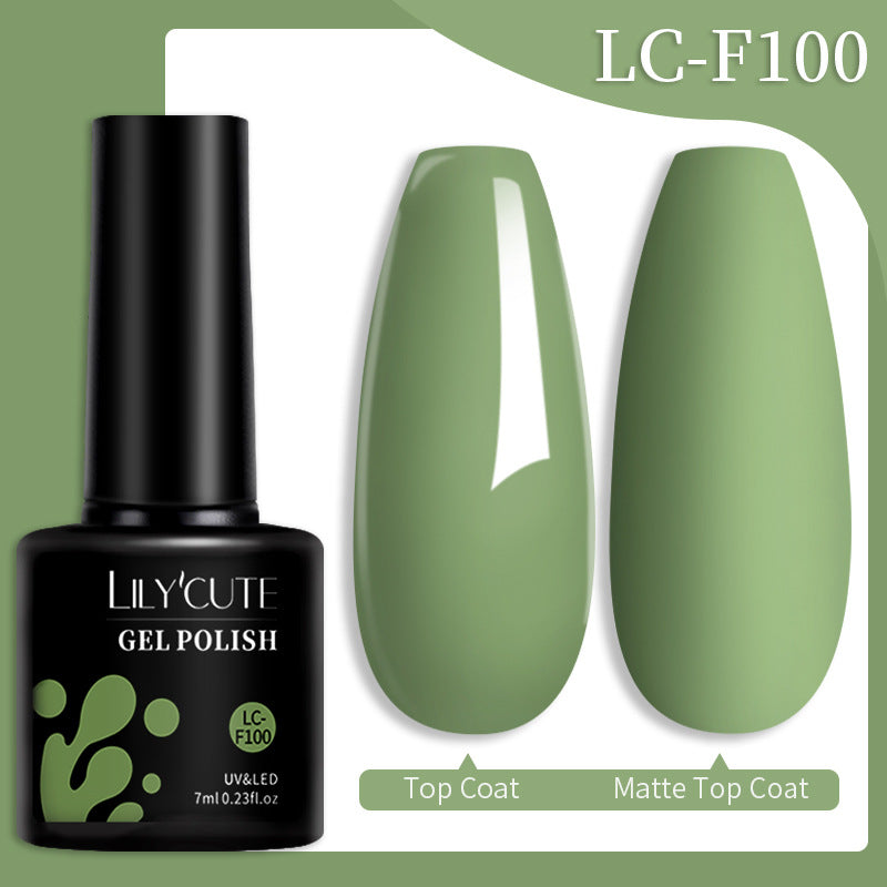 Jeu populaire Glitter Colle d'ongle de couleur solide