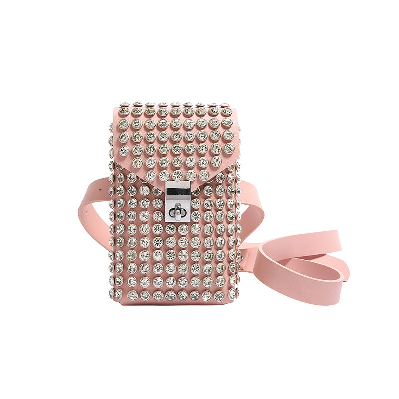 Sac à épaule unique Instagram style Strass Design