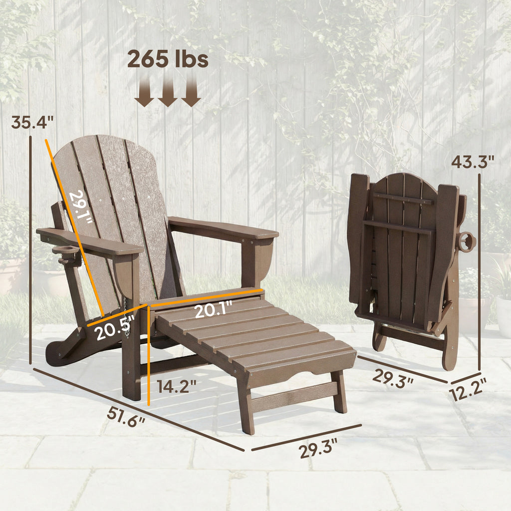 Adirondack Folding Chair Set of 2
