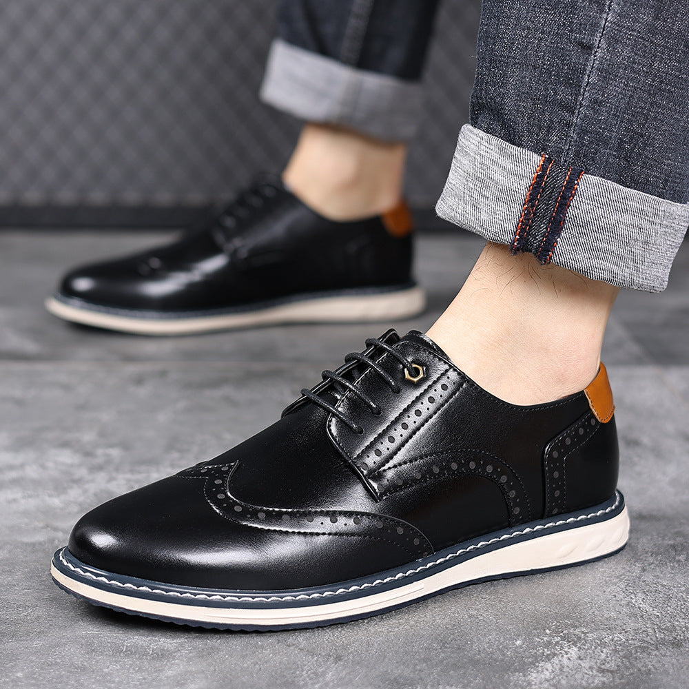 Chaussures en cuir casual pour hommes britanniques