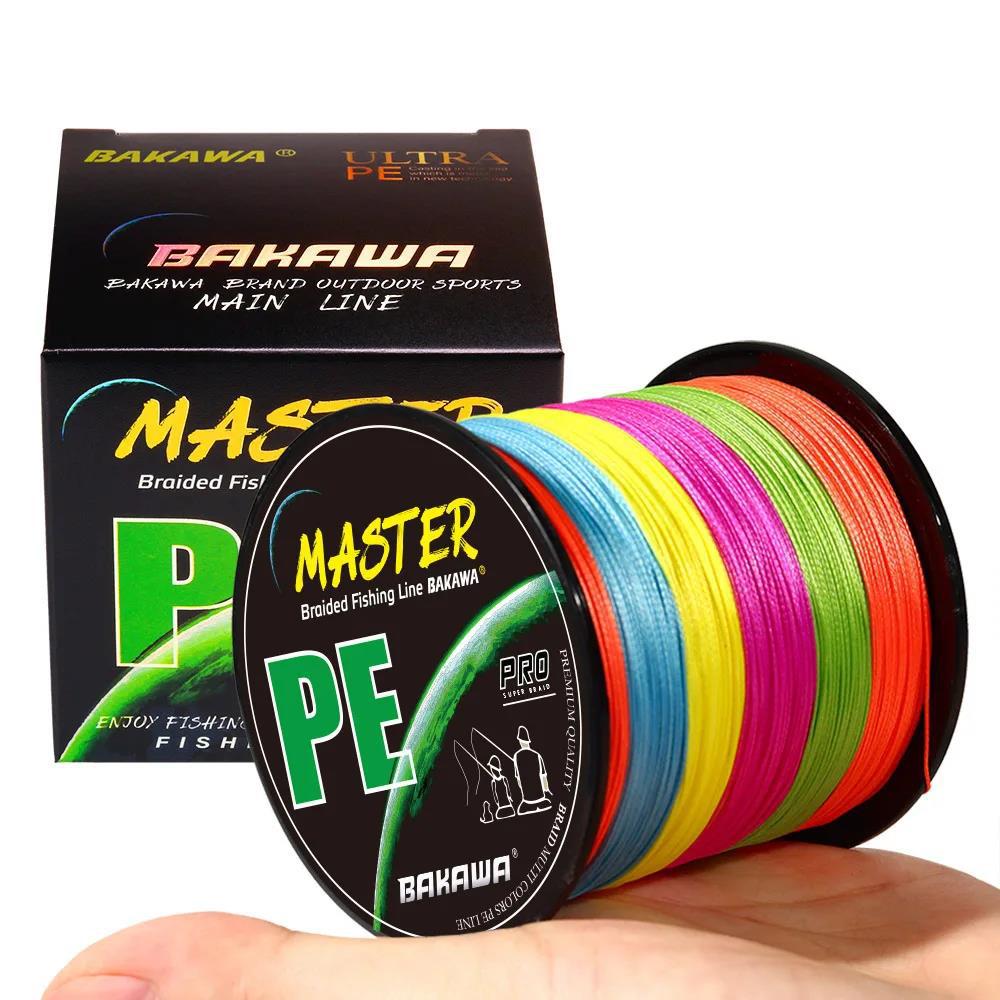 PE4 Tressed 300m ligne de pêche pour la fonte de lure et la fonte longue distance