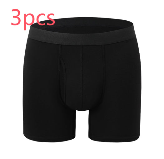 Sous-vêtements Homme prolongé Bamboo Fibre Sports Breathable Mid Waist