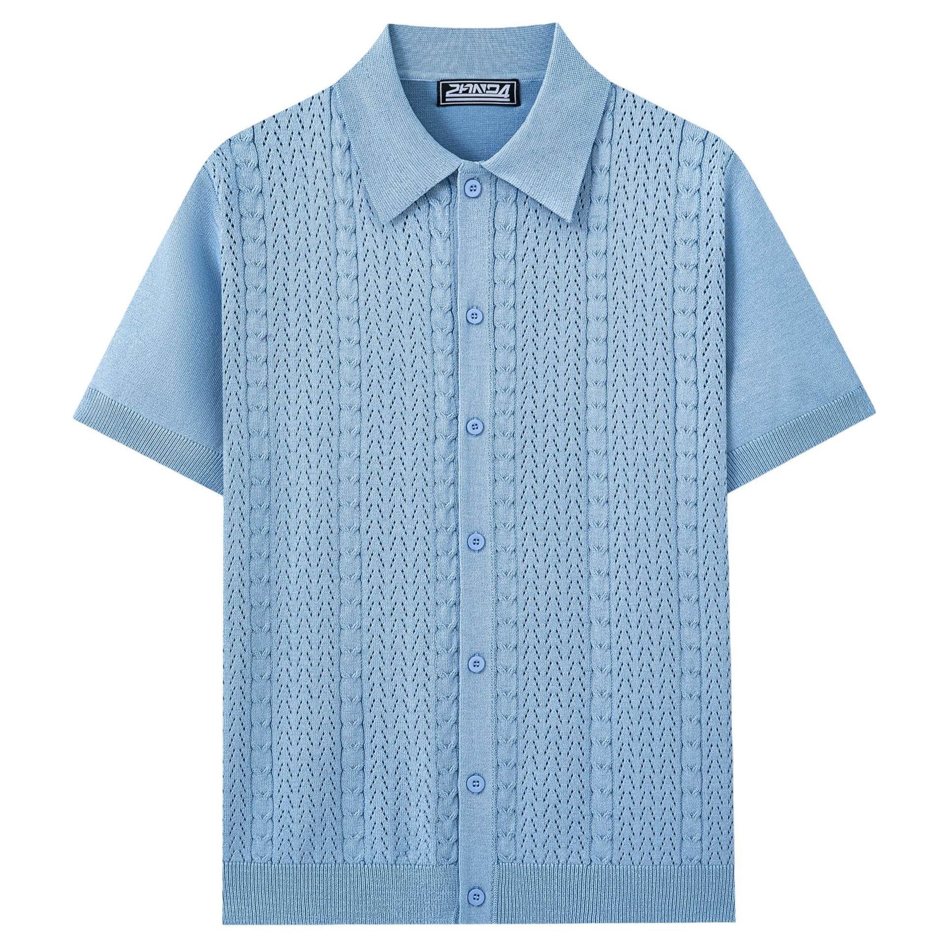 Été Solide-couleur Hollow-out Manche courte maille Top