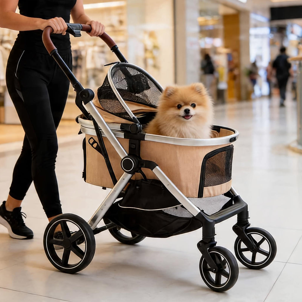 Poussette polyvalente pour chiens et chats petits à moyens