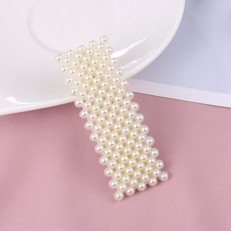 Pearl Hairpin Bangs Bijoux cheveux Tendance Lady Temperament