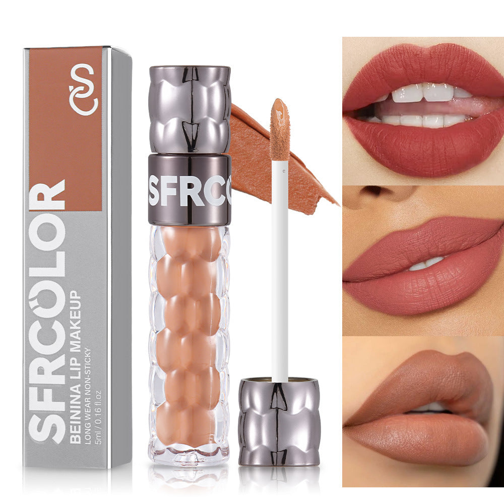 Matte Lip Glaze Non-stick sur les tasses Misty Matte Lip Gloss