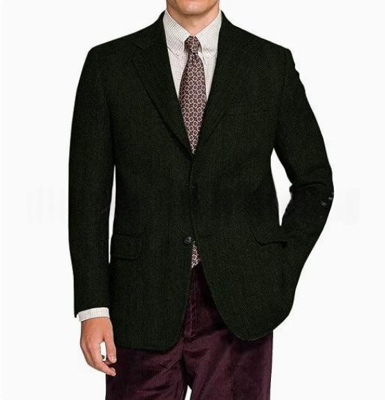 Veste de costume vintage texturé pour homme