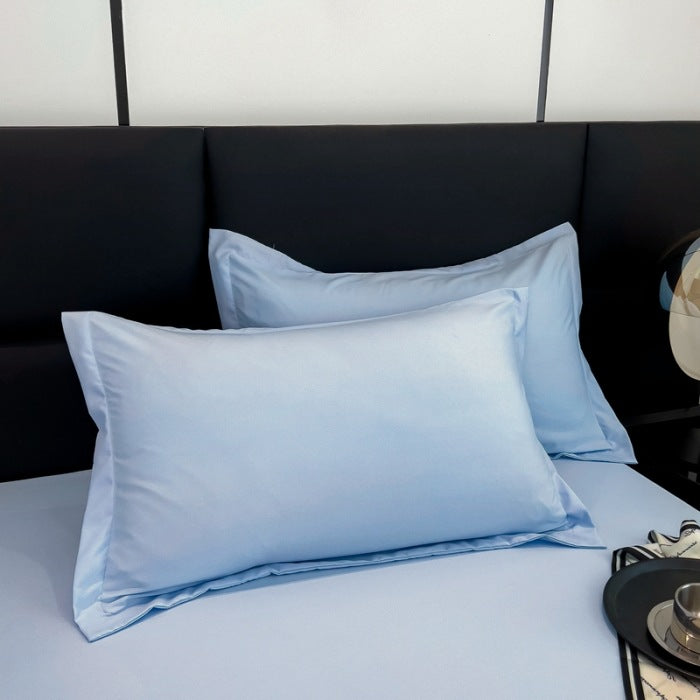 Coussin lavable en coton Aloe de couleur solide Et respirant