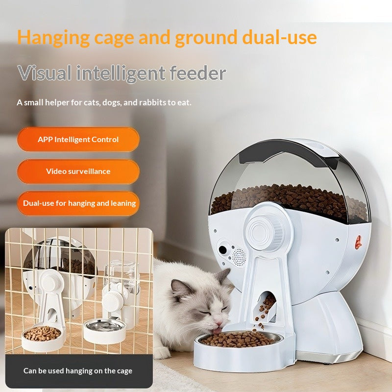 Pet Smart Feeder avec appareil d'alimentation automatique caméra HD