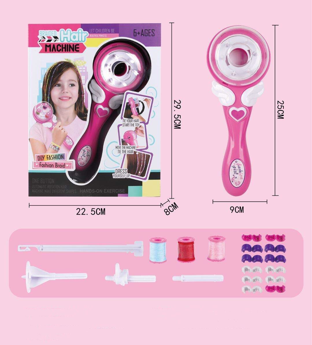 Accessoires pour cheveux de maquillage de la fille de soutien électrique