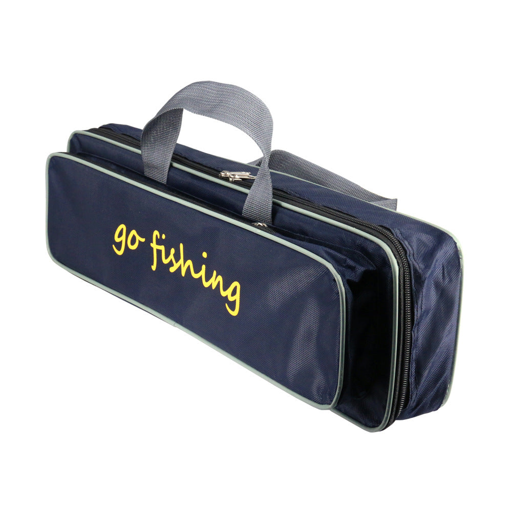 Sac d'accessoires portatifs Set de tige de pêche débutant ultra-léger et rétractable