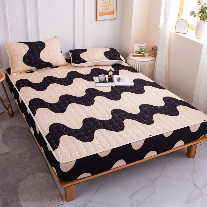 Cotton recouvert anti-dérapant tapis de lit