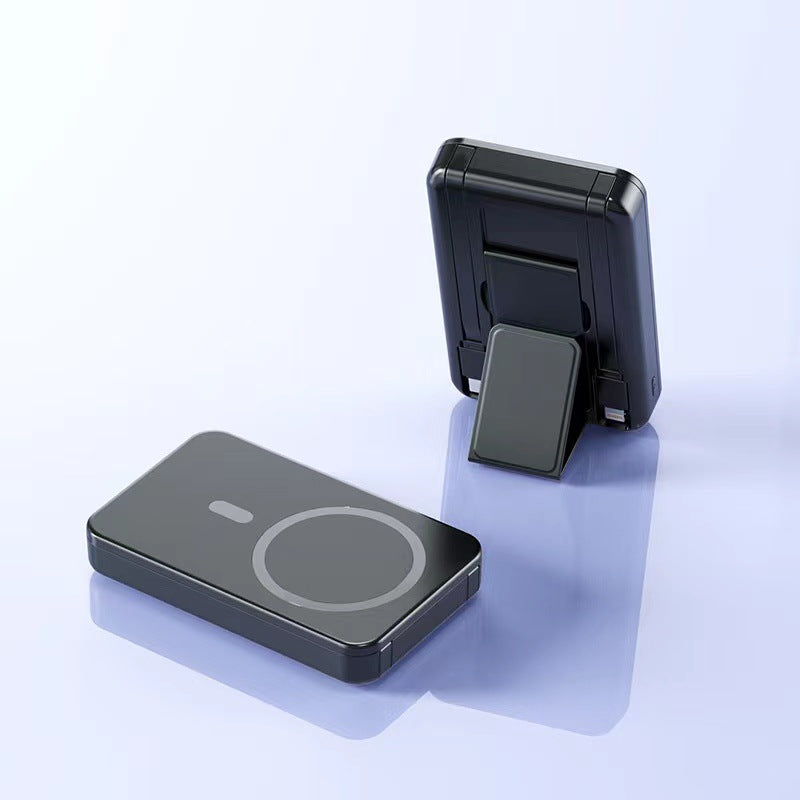 Magsafe de banque d'alimentation sans fil magnétique avec câble
