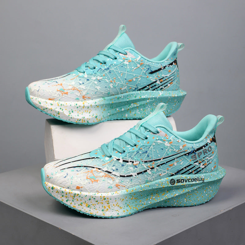 Marathon Running Carbon-Plate Noctilucent Mode Sneakers