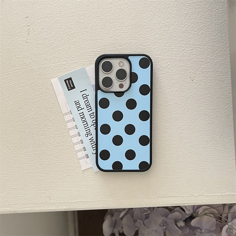 Coque de téléphone simple Dot Diamond résistant à la goutte
