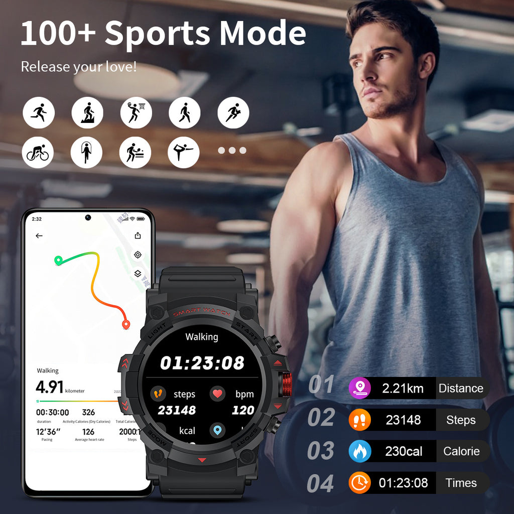 Smart Watch multifonctionnel avec capacité d'appel et surveillance de la santé