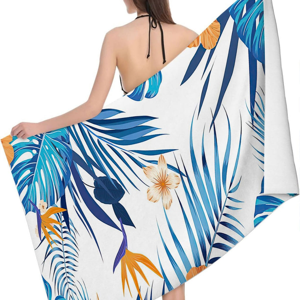 Serviette de plage Bohemian imprimée pour la natation