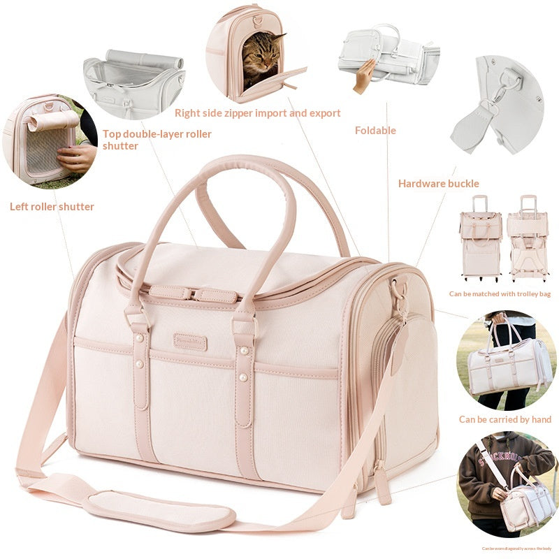 Japon-Corée Pet Carrier avec roues