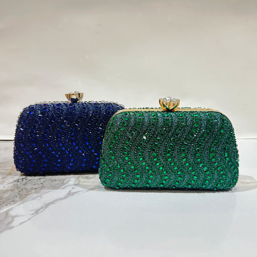 Sac de soirée en Strass Sparkling double face orné de diamants