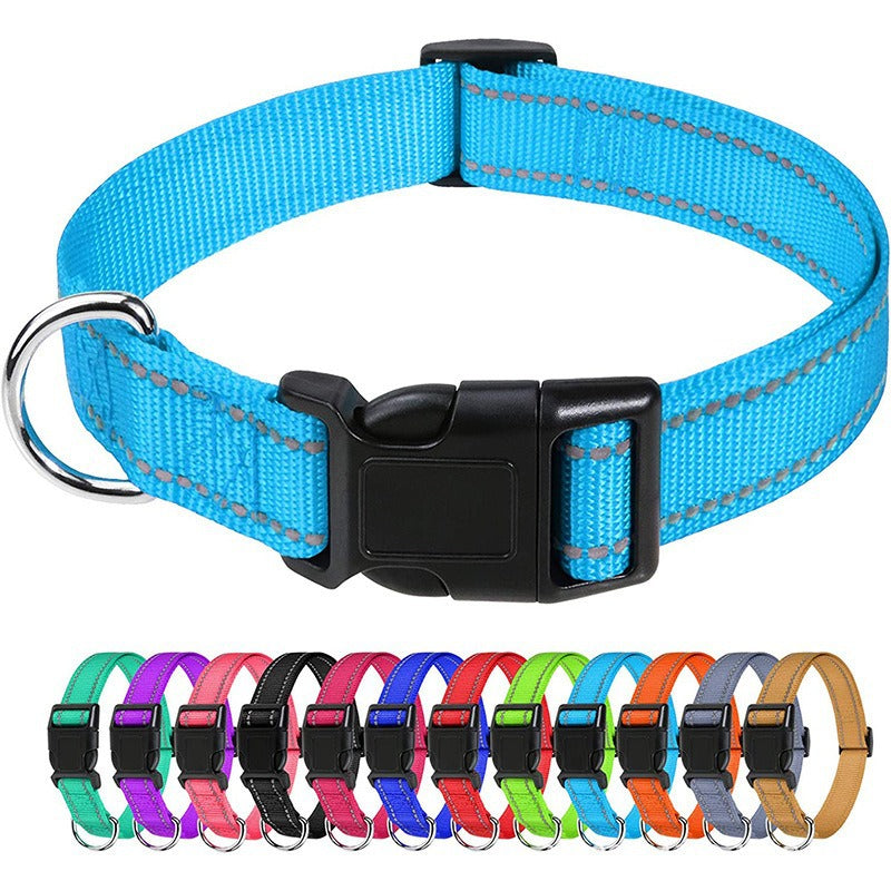 Bases Collier de chien en polyester réfléchissant