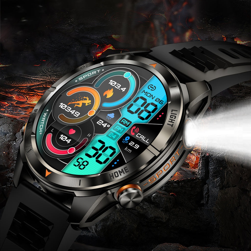 KT80 Smart Watch écran HD complet Super grande batterie Bluetooth appel