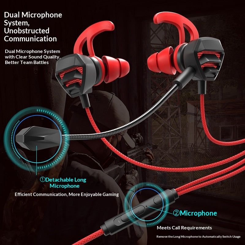 Casque de jeu Esport In-Ear avec Microphone