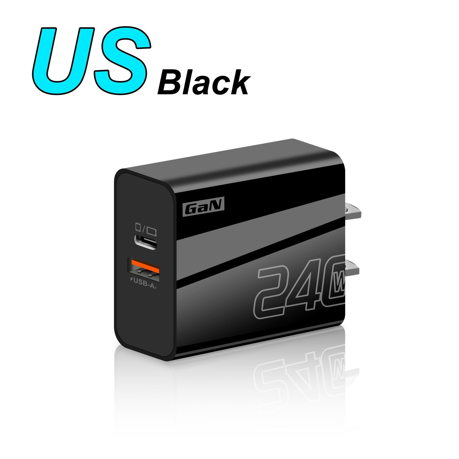Adaptateur de recharge rapide multiports 240W pour smartphones