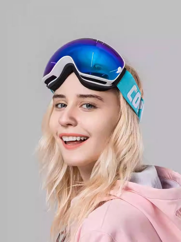 Lunettes de ski double couche Myopia Sphérique anti-fog