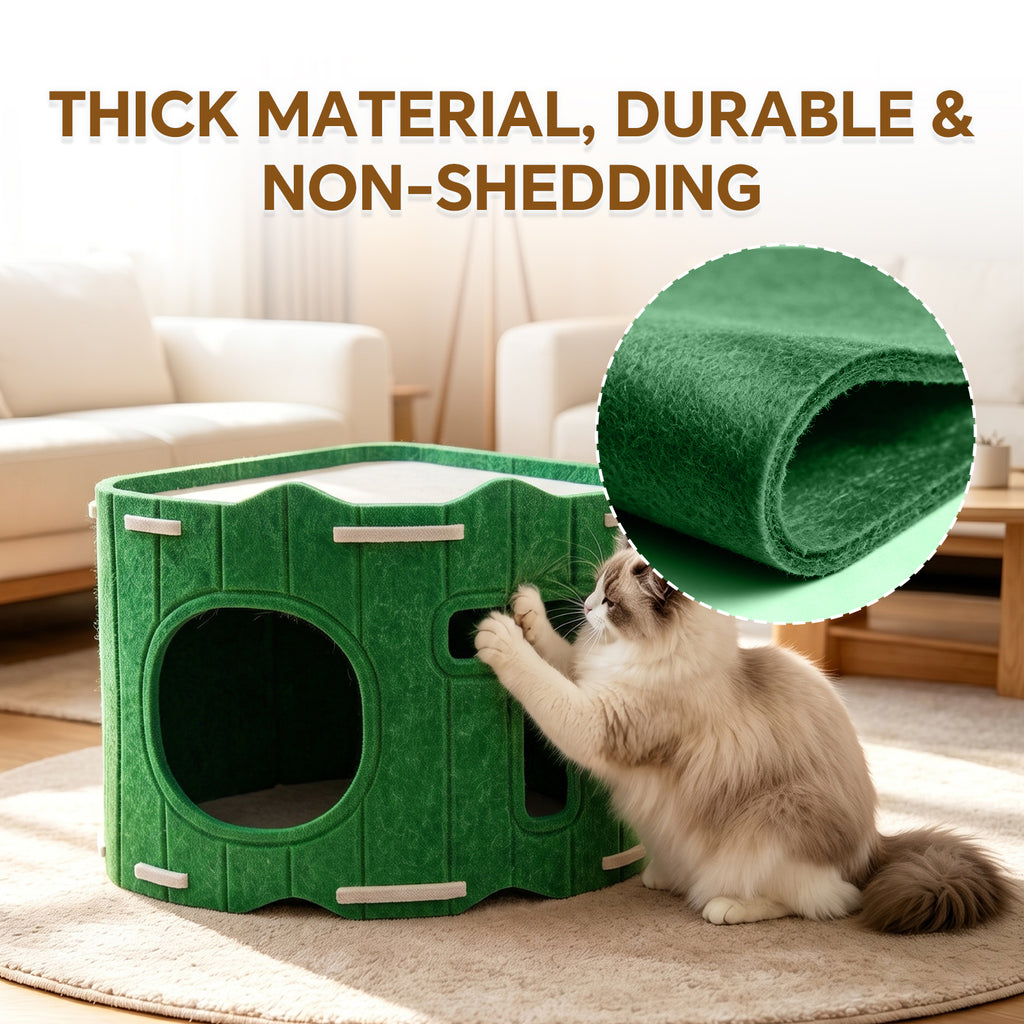 Un seul lit de chat empilable multicouche
