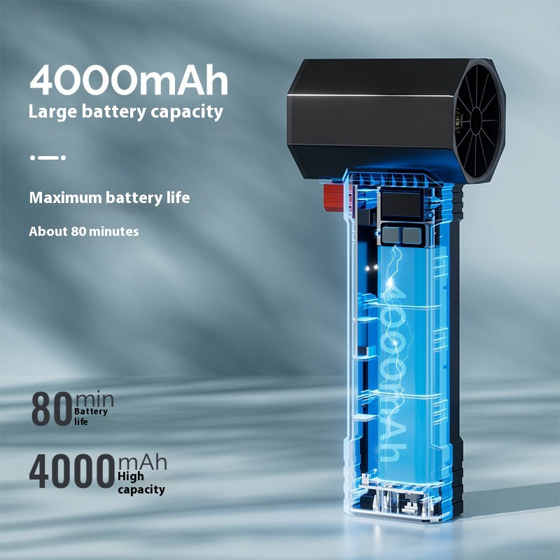Turbofan haute vitesse Storm Machine Duct Water Blower Nettoyage de voiture Ventilateur violent