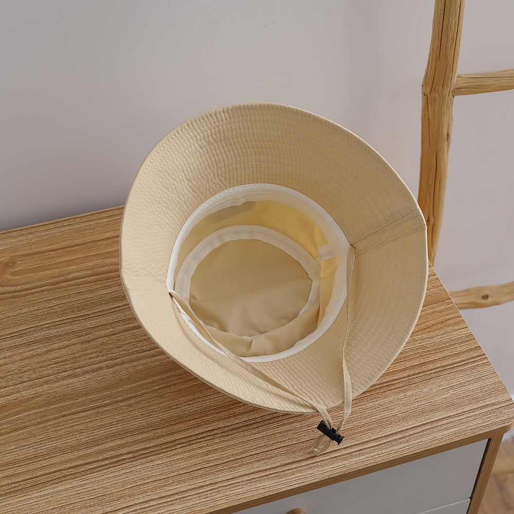 Chapeau de bateau à vent pour bébés en tissu à corde pour enfants - S