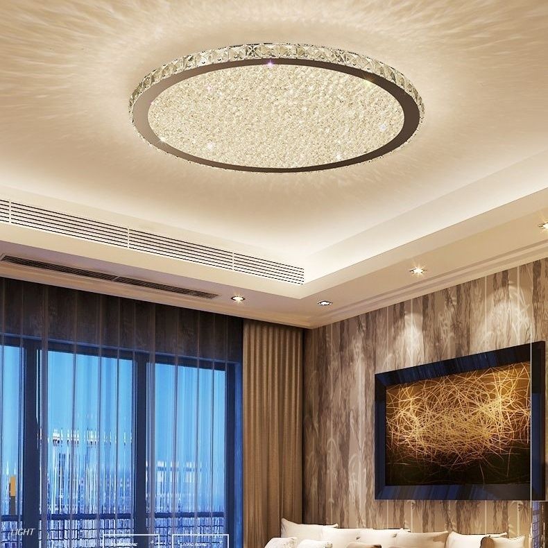 Lumière de plafond en cristal LED luxury