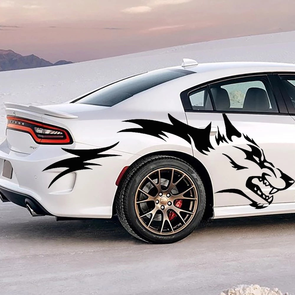 Simple Wolf Totem Décoration Automobile Sticker