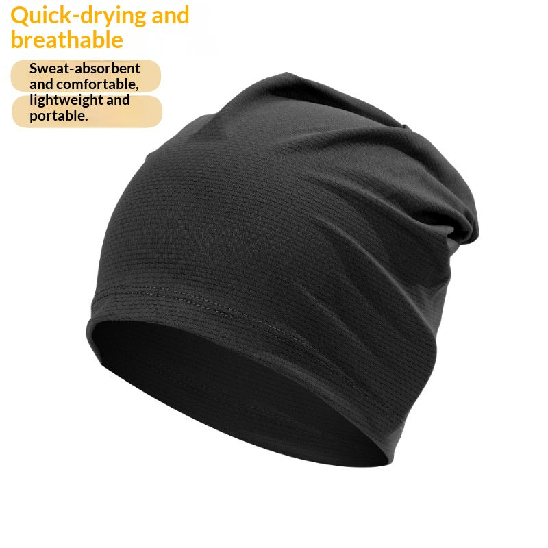 Hommes et femmes Casque de sport Protection solaire Bonnet Turban Slouchy