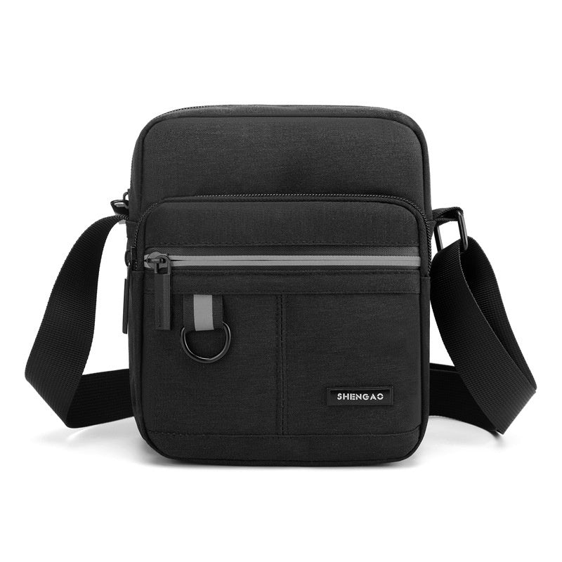 Homme d'affaires Oxford Cloth épaule simple Casual grand sac de corps de capacité
