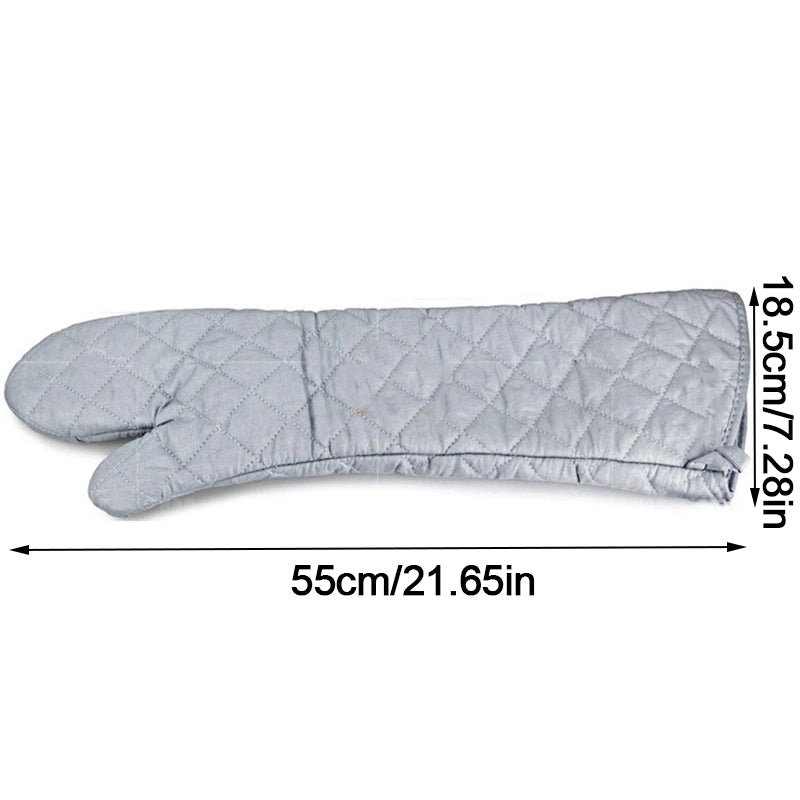 1 pièce extra longue four gants de chaleur résistant à la chaleur professionnel four de chaleur